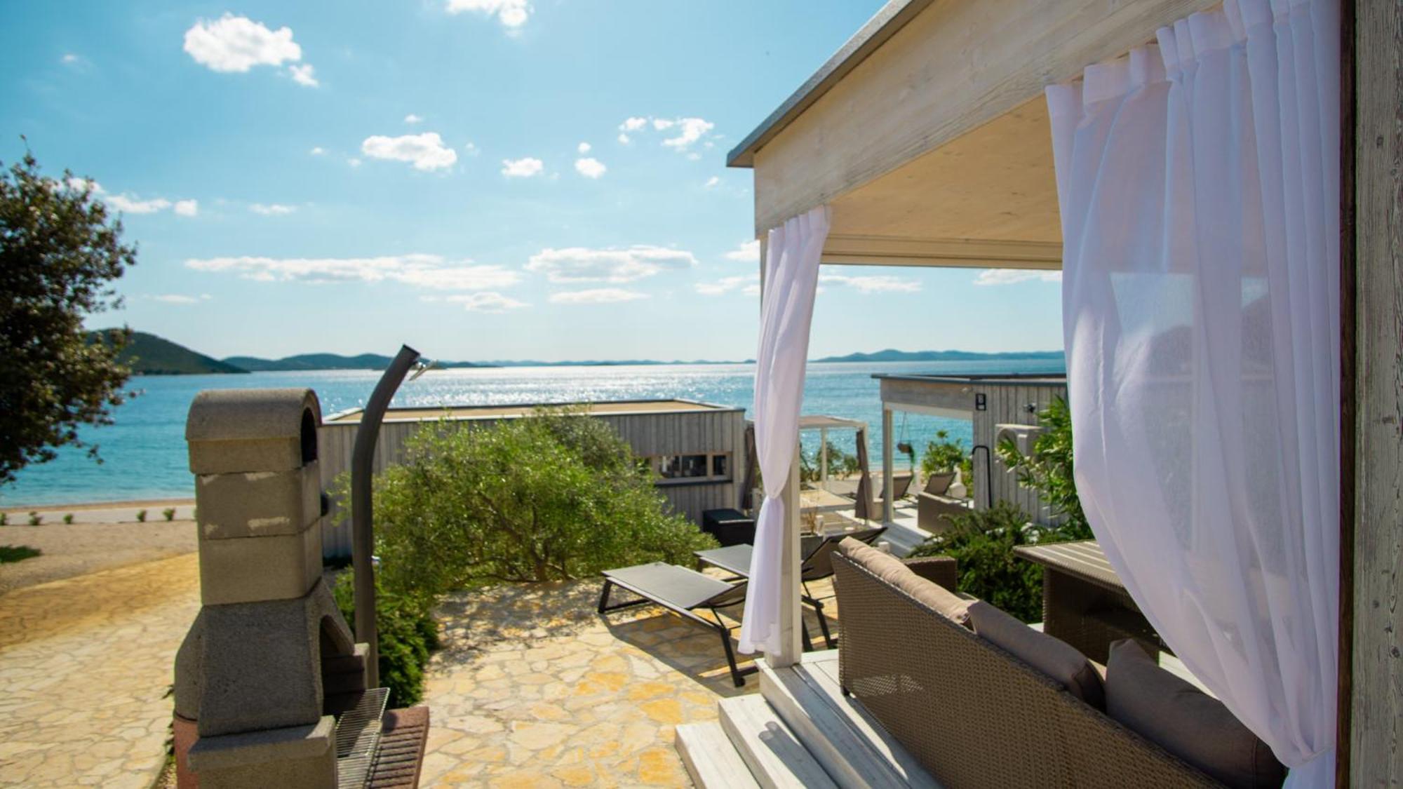 Buqez Vila Hajda 16 - Second Row Direct On The Beach Drage Exterior foto