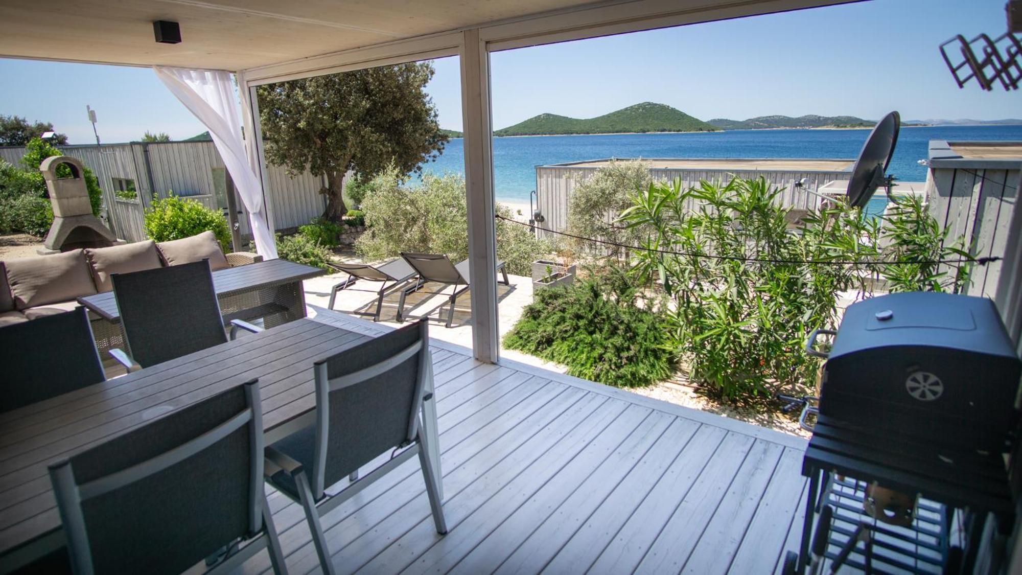 Buqez Vila Hajda 16 - Second Row Direct On The Beach Drage Exterior foto
